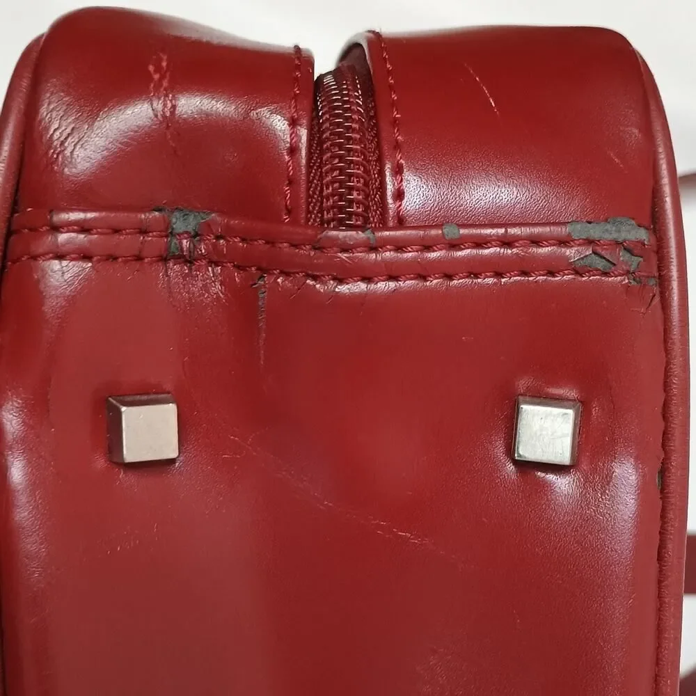 Franklin Covey Burgundy Business Laptop Work Tote Bag Organizer Discontinued